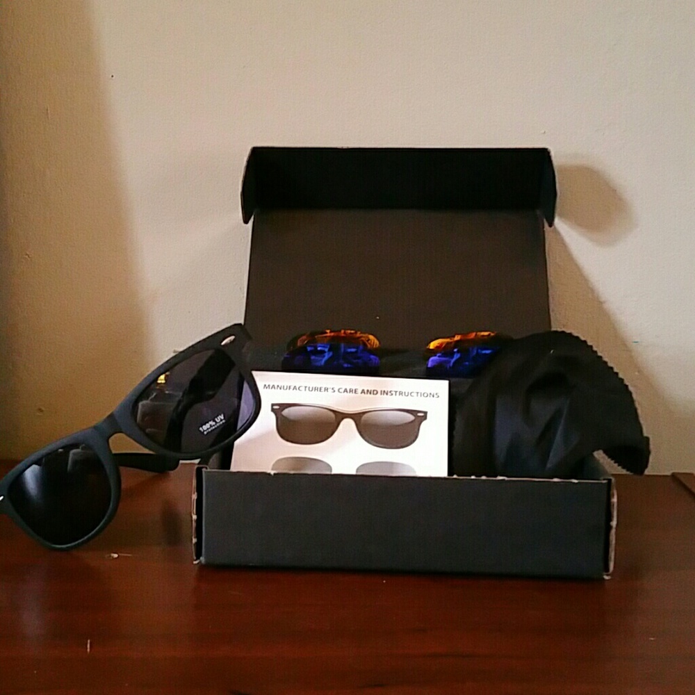 Interchangeable lense sunglasses..new in box